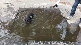 Tempest brewing over 'UK's oldest pothole' in Shakespeare's hometown