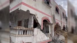Israel Attacks House In Deir al Balah, Central Gaza