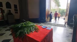 Palm Sunday celebration in Sao Paulo, Brazil