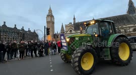 Farmers Protest with Tractor Rally in London