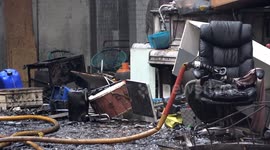 Forty Firefighters tackle inferno in Birmingham's World famous Jewellery Quarter