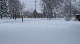 US: Late March Winter Storm Dumps Inches Of Snow To Wisconsin 2