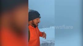 Brit becomes first person to climb Mount Kilimanjaro carrying a 30kg FRIDGE
