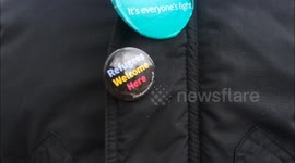 Refugee not migrant .