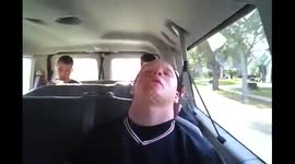Baseball players scare teammate on the way back from the game