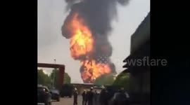 Chemical warehouse explodes in China