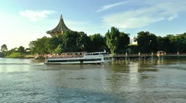 MV Equatorial on the Sarawak River,Borneo
