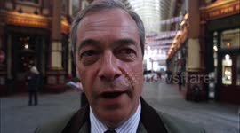 Nigel Farage talks about the EU referendum and Obama