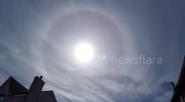 Go Pro Time Lapse Of Bright Sun Halo