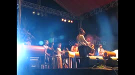 Indonesian Percussion Group Perform in Yogyakarta
