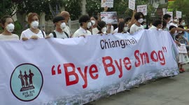 Anti-pollution protest in North Thailand