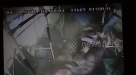 Lorry crashes bus leading to two people died