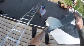 Man pours bucket of milk on little brother's head in prank