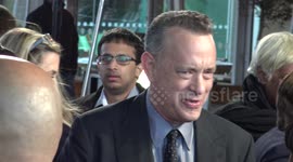 Tom Hanks meets fans at premiere of A Hologram For The King in London