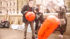 Protesters accuse politicians of using Muslims as 'punchbags' during London mayor race