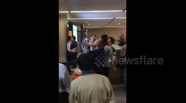 Passenger slaps airline staffer because of flight delays