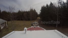 Lobster boat from yard to water