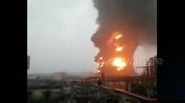 Massive chemical explosion at Chinese factory