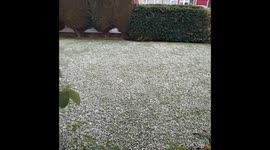 Snow in the UK april