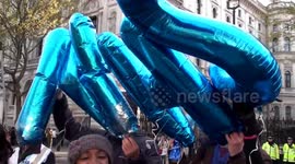 Save Our NHS demand Junior Doctors on strike in Whitehall