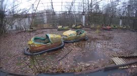 Exploring Chernobyl - Pripyat Amusement Park and Football Stadium