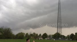 Scary Shelf Cloud in Missouri
