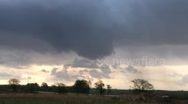 Large Rotating Wall Cloud