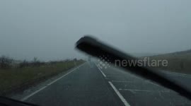 GoPro footage of intense hail in Northern Ireland