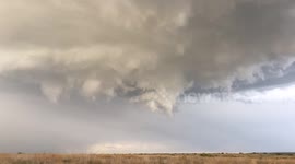 Rotating wall cloud time lapse