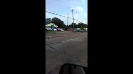 U.S. postal vehicle involved in a major accident on cullen by yellowstone