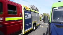 Two people rescued from Ealing restaurant fire.