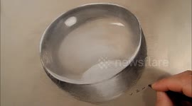 How to Draw a Water Drop, Time Lapse by Vamos