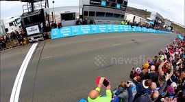 Tour De Yorkshire 2016 Stage 3 Finish Line At Scarborough