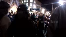'Hare Krishnas' celebrate in city centre after Leicester City FC win the Premier League