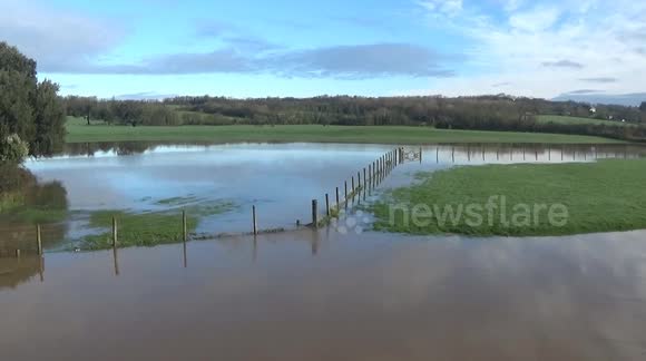 Cornwall resident in shock as they document flooded fields
