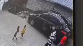 Two kids 'trapped inside hot car while playing' found dead