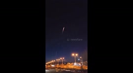 Spectacular show as comet soars across across night sky above southeast Russia