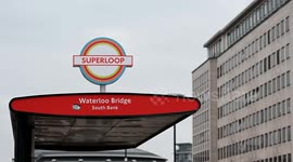 Get on the Superloop here at Waterloo Bridge, South Bank, London, United Kingdom