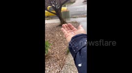 US: Storm System Brings Intense Burst Of Graupel To Utah