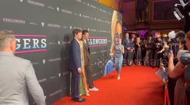 Mike Faist arrives on the red carpet for the Australian Premiere of Challengers in Sydney, Australia