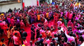 Unique century-old tradition shows women beating men in India