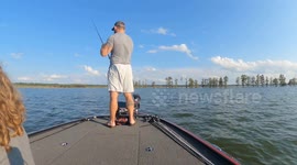 Fish Slaps Sack And Flops Away