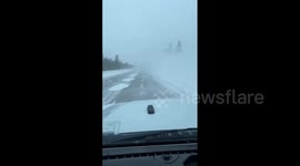US: Powerful Storm Batters Great Plains Causing Blizzard Conditions