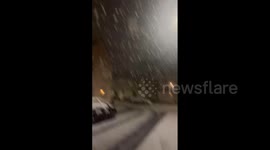 UK: Storm Nelson – Heavy Snow Hits Devon Ahead Of Easter Weekend 2