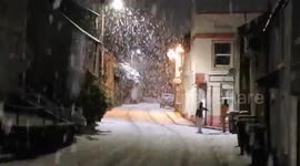 UK: Storm Nelson – Heavy Snow Hits Devon Ahead Of Easter Weekend