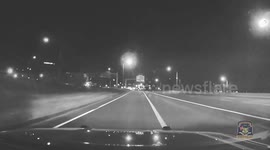Police officer risks life to halt wrong-way driver in Connecticut