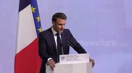 President of France, Emmanuel Macron participates in the Brazil-France Forum in Sao Paulo, Brazil