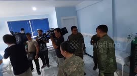 Philippine Navy officers injured by China Coast Guard honoured at hospital