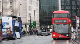 On the bus to Marylebone from Westminster Bridge, London, United Kingdom