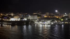 Early Morning Cruise Ship Arrival in Old San Juan, Puerto Rico